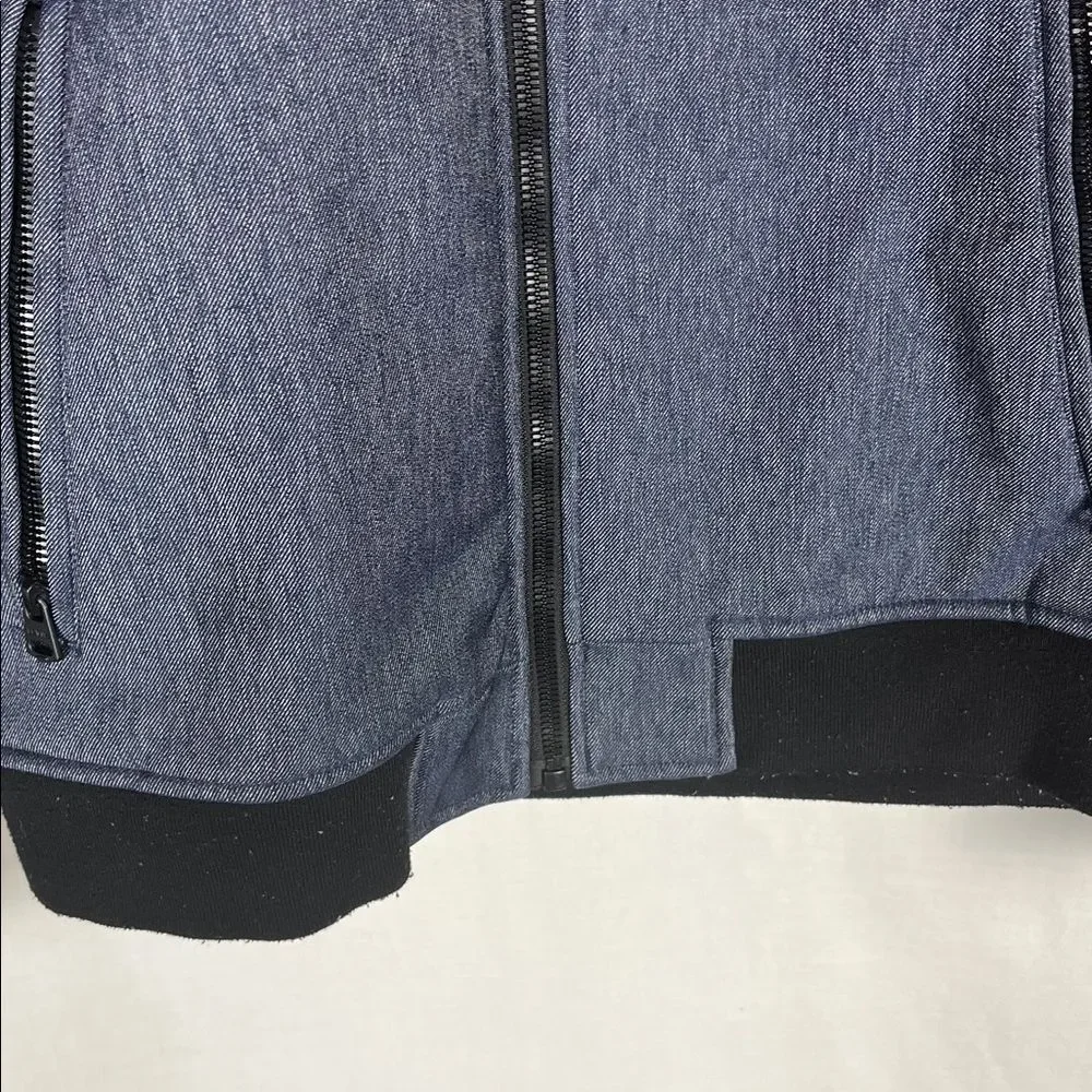 LEVIS Hooded Coaches Navy Blue Water Resistant Men's Jacket